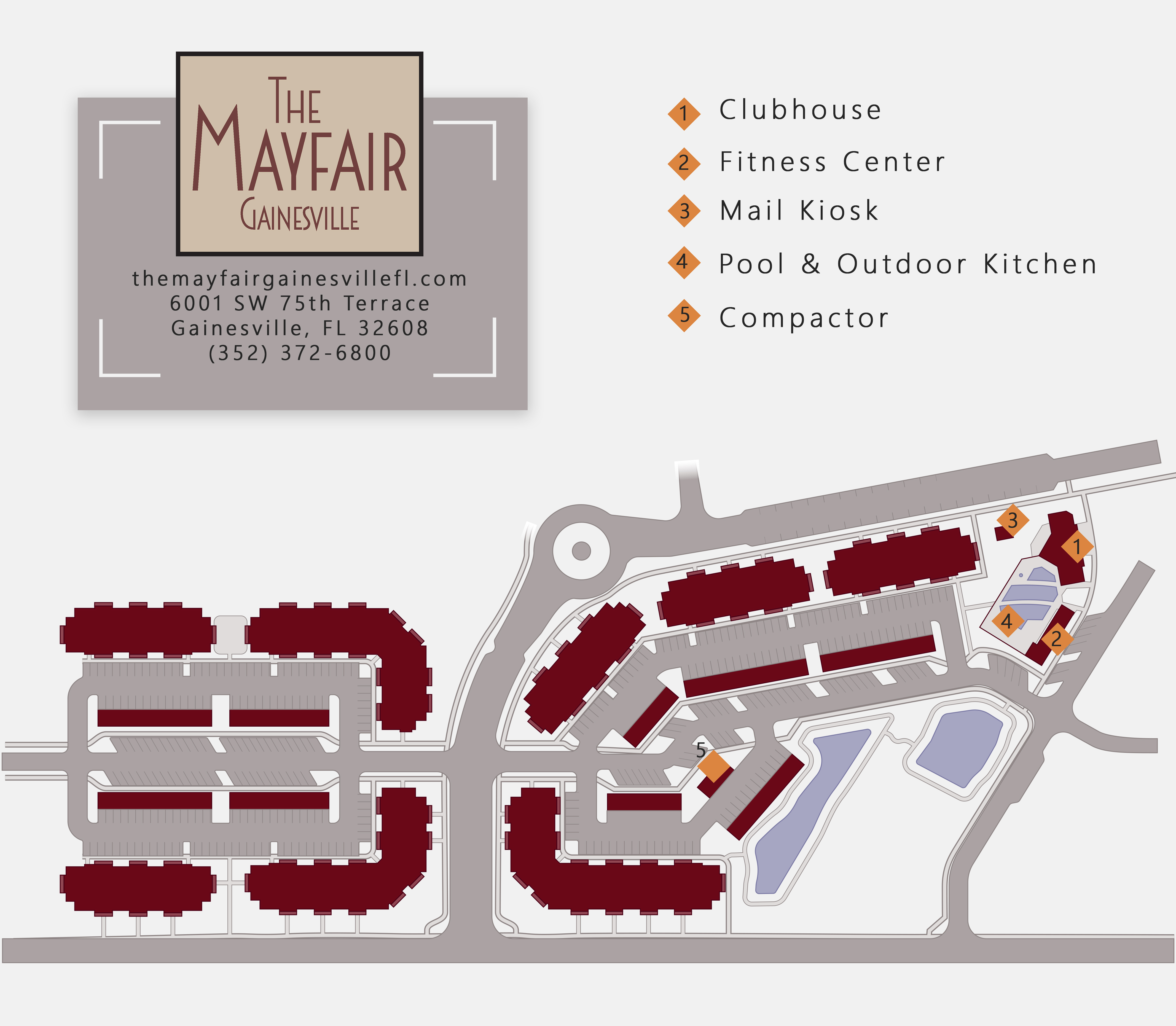 The Mayfair Apartments -  Site Plan